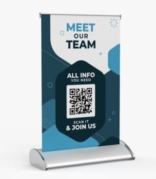 Tabletop Banner Stand