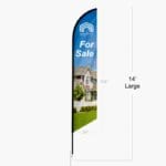 Feather Angled Flag