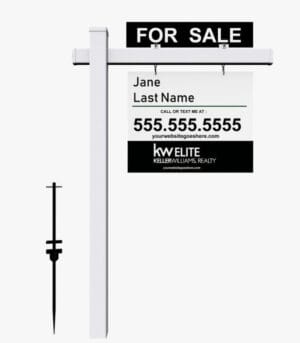Real Estate Post + Sign