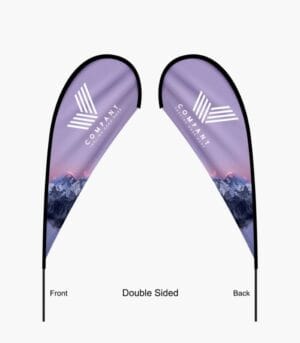 Teardrop Flag + Pole & Ground Stake - Image 2